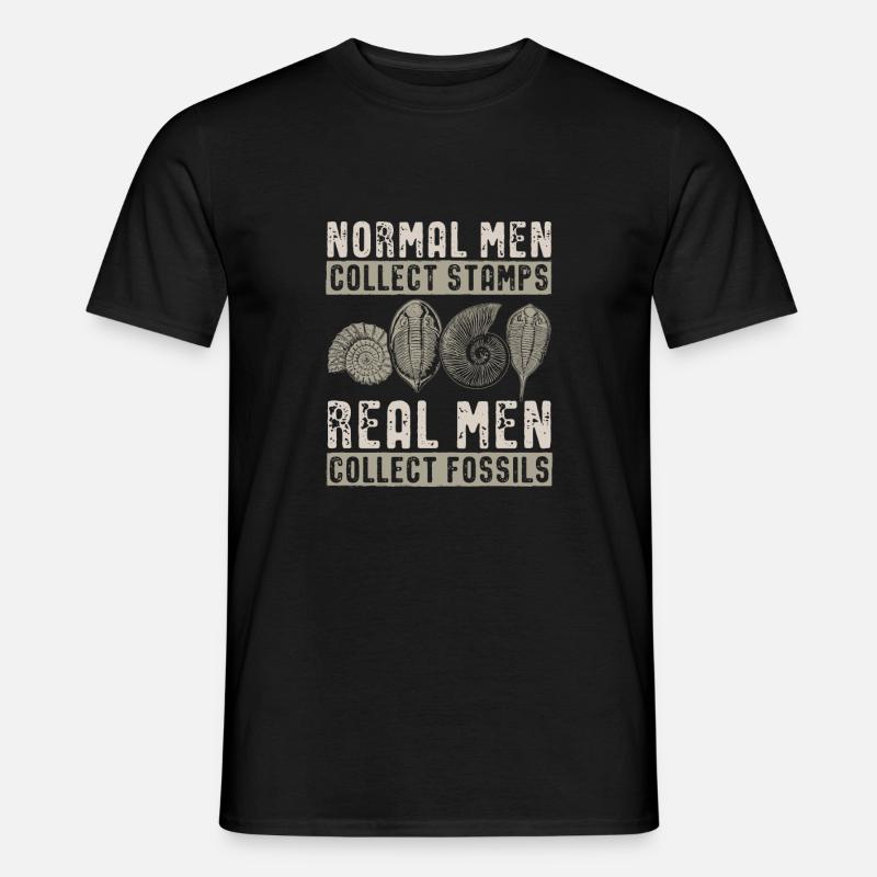Fossilien - Männer T-Shirt - Schwarz