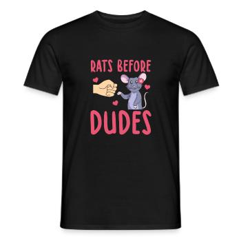 Rats - Men's T-Shirt - black - Front - AI Model Male 178 light (178cm)