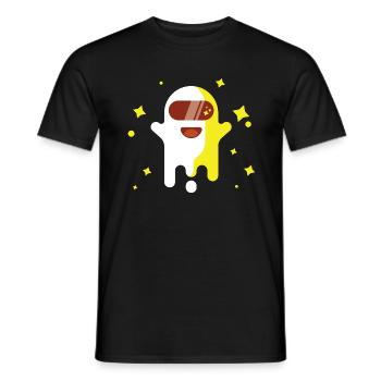 Fantôme astronaute - T-shirt homme - noir - Devant - AI Model Male 178 light (178cm)