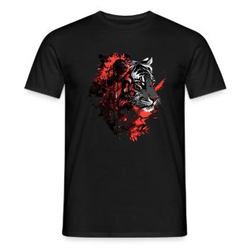 King of the jungle - Männer T-Shirt - Schwarz - Vorne - AI Model Male 178 light (178cm)