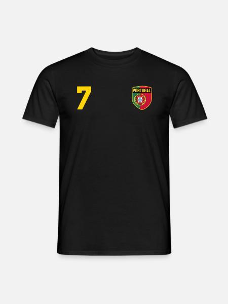 Portugal - Männer T-Shirt - Schwarz