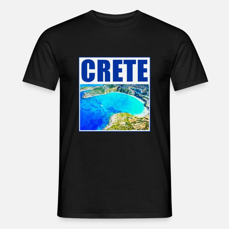 Kreta Elafonisi Traumstrand roter Sand - Männer T-Shirt - Schwarz