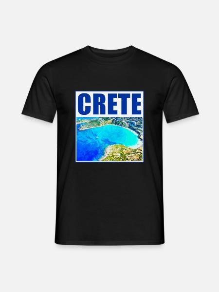 Crète - T-shirt homme - noir