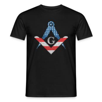 Masonic Freemasonry Fraternal - Männer T-Shirt - Schwarz - Vorne - AI Model Male 178 light (178cm)