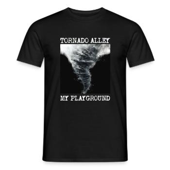 Storm Chasing: My Playground - Men's T-Shirt - black - Front - AI Model Male 178 light (178cm)