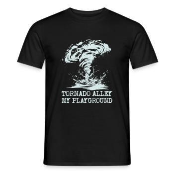 Chasse aux tempêtes : mon terrain de jeu - T-shirt homme - noir - Devant - AI Model Male 178 light (178cm)