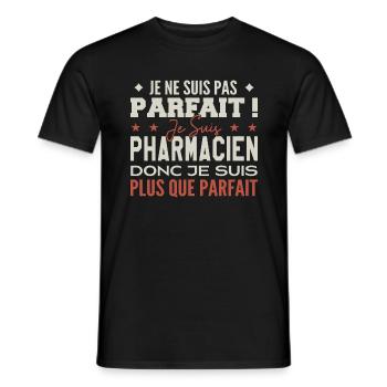 A Pharmacist, the Dream Profession in the Spotlight - Men's T-Shirt - black - Front - AI Model Male 178 light (178cm)
