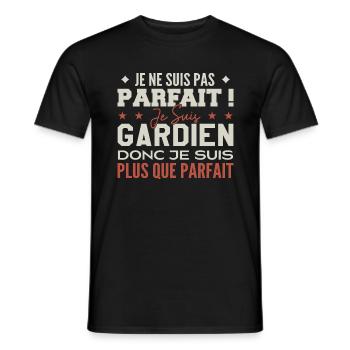Ein Wächter, der Traumberuf im Rampenlicht - Männer T-Shirt - Schwarz - Vorne - AI Model Male 178 light (178cm)