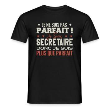 Sekretärin, der Traumberuf im Rampenlicht - Männer T-Shirt - Schwarz - Vorne - AI Model Male 178 light (178cm)