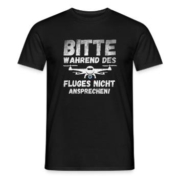 Drohne Drohnenpilot Quadrokopter Pilot - Männer T-Shirt - Schwarz - Vorne - AI Model Male 178 light (178cm)