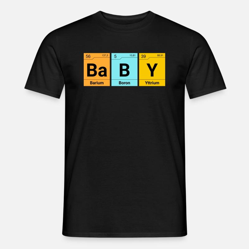 Éléments de chimie bébé - T-shirt homme - noir