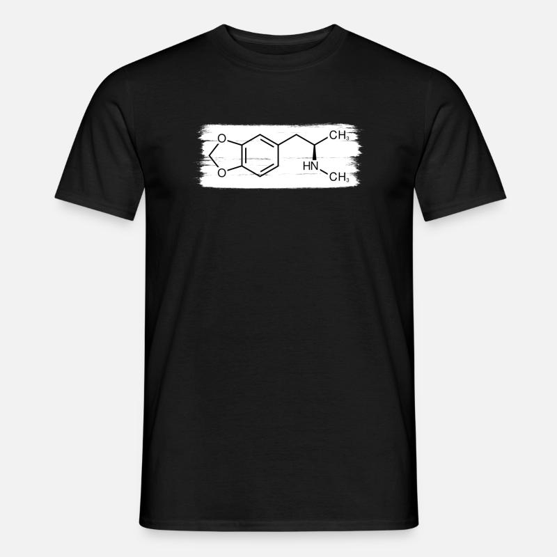 MDMA Ecstasy - Männer T-Shirt - Schwarz