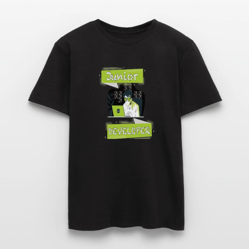 Junior Developer html css javascript python Männer T-Shirt