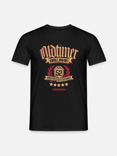 Oldtimer Baujahr 1952 - Männer T-Shirt - Schwarz