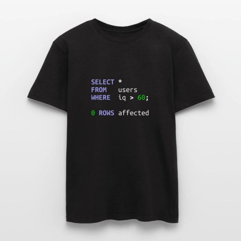 Software Developer SQL Coder Geek Gift Men's T-Shirt