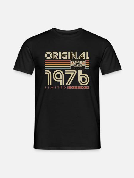 Original 1976 Vintage Vintage Anniversaire Rétro - T-shirt homme - noir