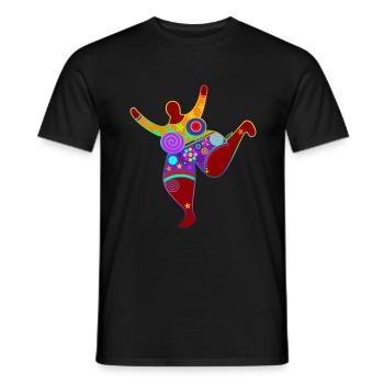BIG Mama 1 - Men's T-Shirt - black - Front - AI Model Male 178 light (178cm)