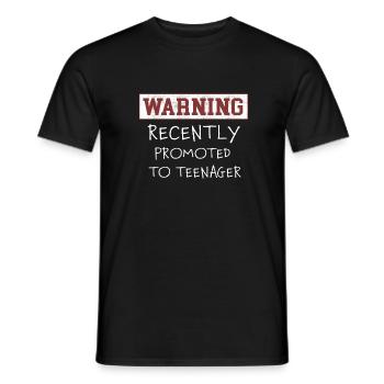 Top Fun promu à la conception de cadeaux d'anniversaire pour adolescents - T-shirt homme - noir - Devant - AI Model Male 178 light (178cm)