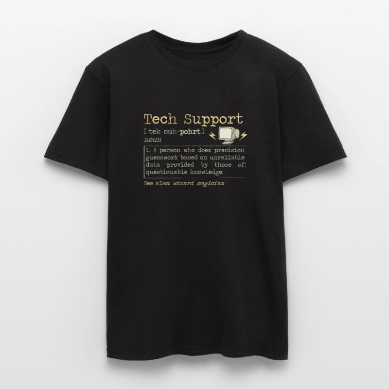 Tech Support | Computer Helpdesk Technik Hilfe Männer T-Shirt