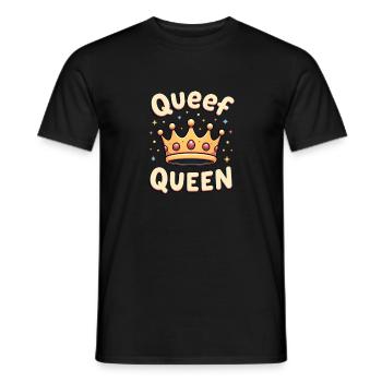 Queef Queen Damen Vulgär peinlicher Raunchy - Männer T-Shirt - Schwarz - Vorne - AI Model Male 178 light (178cm)