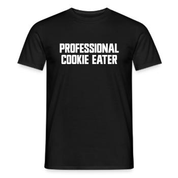 Mangeur de biscuits professionnel - T-shirt homme - noir - Devant - AI Model Male 178 light (178cm)