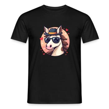 Pferderennen Derby Tag Lustiges Rennpferd Derby - Männer T-Shirt - Schwarz - Vorne - AI Model Male 178 light (178cm)