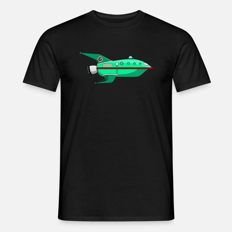 Schiff des Planeten der Zukunft - Männer T-Shirt - Schwarz