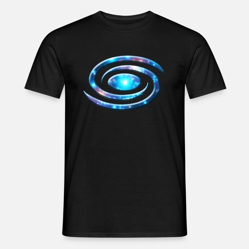 Spiral galaxy, universe, cosmos, milky way - Männer T-Shirt - Schwarz