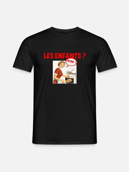 les enfants ? ACAB ! - T-shirt homme - noir