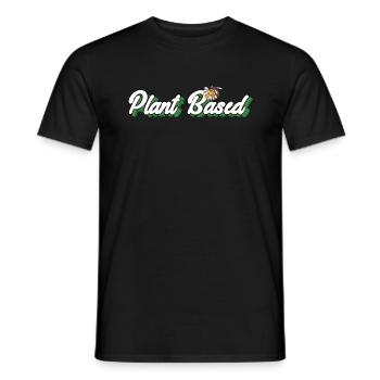 Plant Based Honigbiene - Männer T-Shirt - Schwarz - Vorne - AI Model Male 178 light (178cm)
