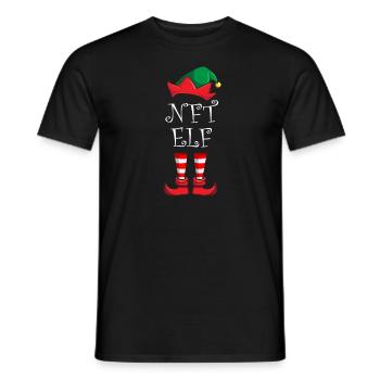 NFT Elf Matching Family Christmas Party NFT Elf - Männer T-Shirt - Schwarz - Vorne - AI Model Male 178 light (178cm)