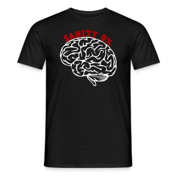 Vernunft null Prozent Phasmophobie Angst vor Geist - Männer T-Shirt - Schwarz - Vorne - AI Model Male 178 light (178cm)