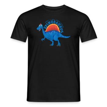 Nur ein Junge, der Spinosaurus Dinosaurier Jungen - Männer T-Shirt - Schwarz - Vorne - AI Model Male 178 light (178cm)