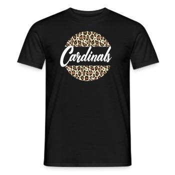Cardinals High School Maskottchen Sportteam Frauen - Männer T-Shirt - Schwarz - Vorne - AI Model Male 178 light (178cm)