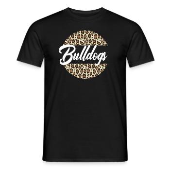Bulldogs High School Maskottchen Sportteam Frauen - Männer T-Shirt - Schwarz - Vorne - AI Model Male 178 light (178cm)