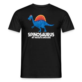 Spinosaurus mein Lieblingsdinosaurierkinder Spinos - Männer T-Shirt - Schwarz - Vorne - AI Model Male 178 light (178cm)