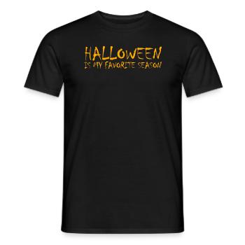 Halloween ist meine Lieblingssaison HalloweenHallo - Männer T-Shirt - Schwarz - Vorne - AI Model Male 178 light (178cm)