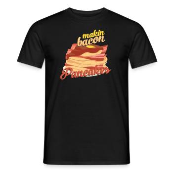 Makin Speckpfannkuchen Speckliebhaber Speckpfannku - Männer T-Shirt - Schwarz - Vorne - AI Model Male 178 light (178cm)