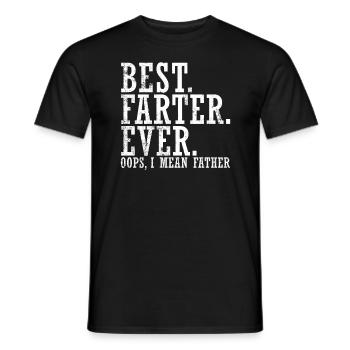 Beste Farter aller anderen oops Ich meine Vater Fu - Männer T-Shirt - Schwarz - Vorne - AI Model Male 178 light (178cm)