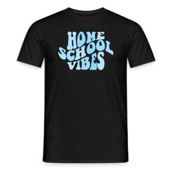 Heimschule Vibe Vie à la maison École à la maison - T-shirt homme - noir - Devant - AI Model Male 178 light (178cm)