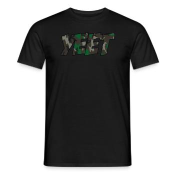 Yeet meme yeted Slang Boys M dchen Teen Child - Men's T-Shirt - black - Front - AI Model Male 178 light (178cm)