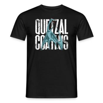 Quetzalcoatlus Dinosaurier Dinosaurier Illustratio - Männer T-Shirt - Schwarz - Vorne - AI Model Male 178 light (178cm)