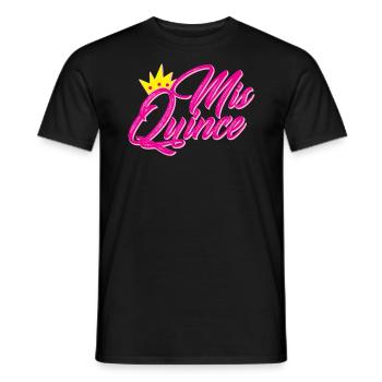 MIS Quince Quinceanera Geschenk 15. Geburtstag M�d - Männer T-Shirt - Schwarz - Vorne - AI Model Male 178 light (178cm)