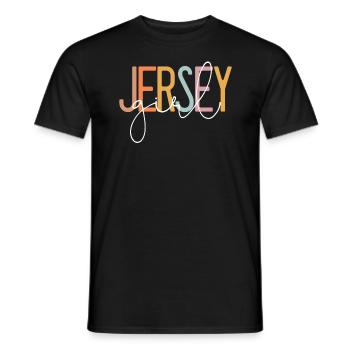 Jersey Girl Stolzes New Jersey Frau New Jersey M�d - Männer T-Shirt - Schwarz - Vorne - AI Model Male 178 light (178cm)