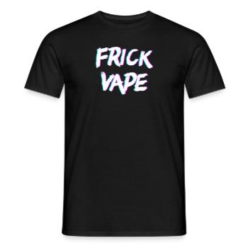 Verr�uschter Vape Vaporwave Anti Vaping Frick Vape - Männer T-Shirt - Schwarz - Vorne - AI Model Male 178 light (178cm)
