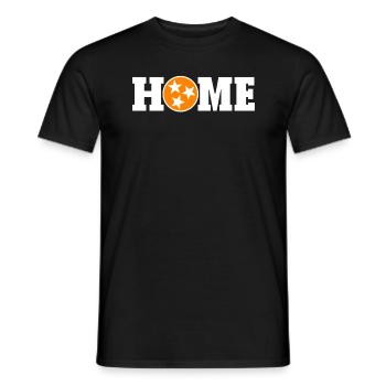 Home Tennessee Liebhaber Freiwilliger Staat Tennes - Männer T-Shirt - Schwarz - Vorne - AI Model Male 178 light (178cm)