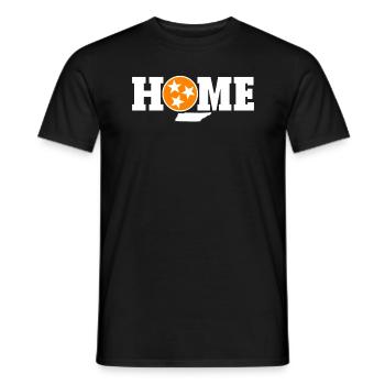 Home Tennessee Liebhaber Freiwilliger Staat Tennes - Männer T-Shirt - Schwarz - Vorne - AI Model Male 178 light (178cm)