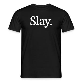 T�tung Motivation Frauenm�dchen Sie t�tenich treib - Männer T-Shirt - Schwarz - Vorne - AI Model Male 178 light (178cm)