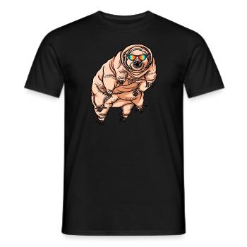 Tarderrade Water Bear Redneck Tartigradehartes Tar - Männer T-Shirt - Schwarz - Vorne - AI Model Male 178 light (178cm)