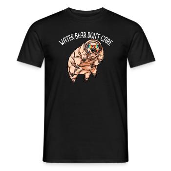 Wasserb�r k�mmert sich nicht um Kinder als Tarderh - Männer T-Shirt - Schwarz - Vorne - AI Model Male 178 light (178cm)